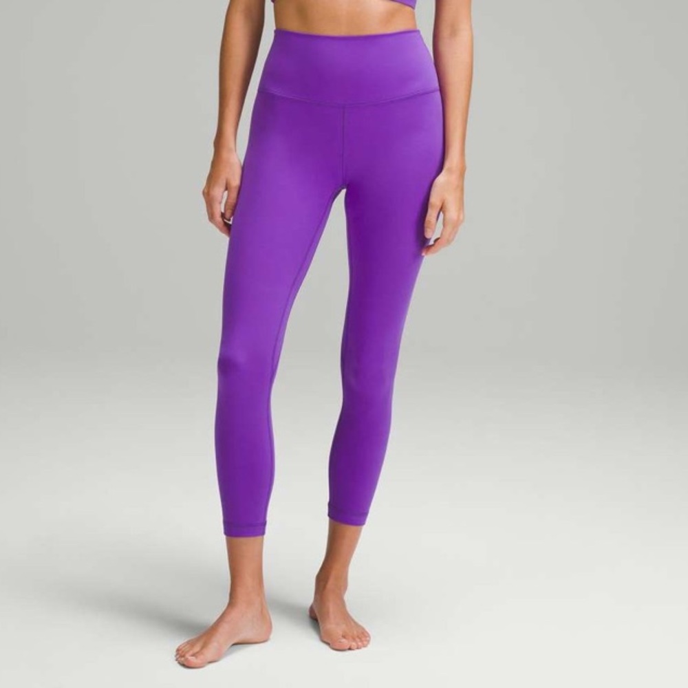 Lululemon High Rise purple leggings size 8